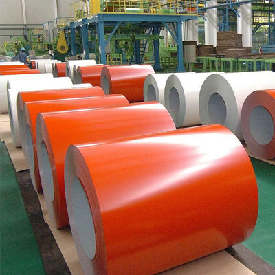 0.5mm0.8mm 1mm หนา Prepainted GI Steel Coil สําหรับแผ่นหลังคาและการแข่งขันจาก PPGI Coil Roll Manufacturing