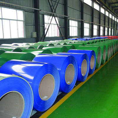 Z150 Z100 Z80 ผิวเคลือบ Prepainted Galvalume Steel Coil กับบริการการประมวลผล Punching